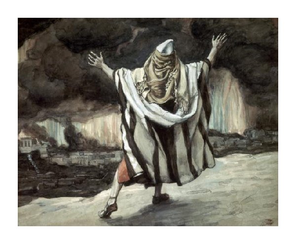 Abraham observa la destrucción de Sodoma