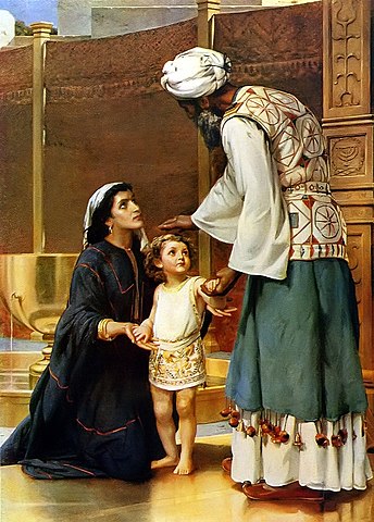 Ana dedica su hijo al templo