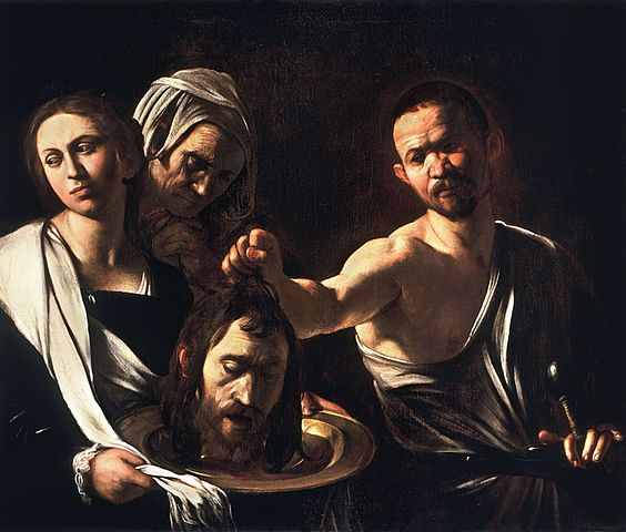 Imagen de la decapitación de San Juan Bautista