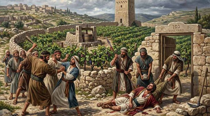 Parábola de los desalmados trabajadores de la viña.
